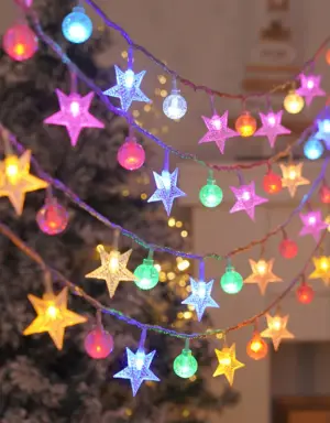 ไฟตกแต่งห้อง Lighting - ดาว สีรวม 5m