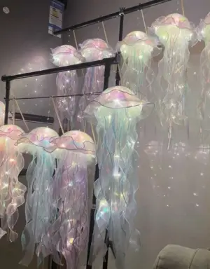 (แพ็คสุดคุ้ม) โคมไฟแมงกะพรุน สำหรับตกแต่ง - คละสี 30 ชิ้น
